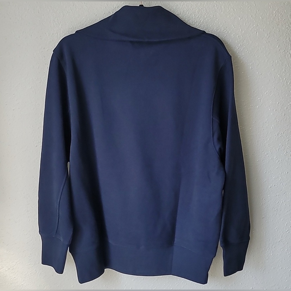 Thakoon Navy Quarter Zip‎ Pullover Sweatshirt - Size Small NWT - Picture 12 of 12